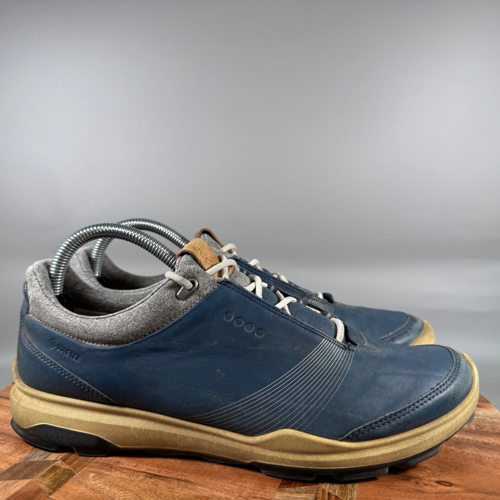 ECCO Biom Hybrid 3 Gore-Tex Blue Leather Golf Shoes Womens 10 EU 41
